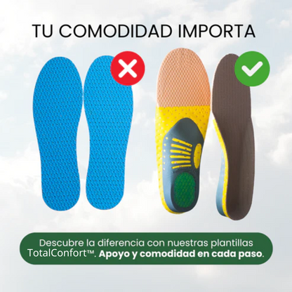 Plantillas Ortopédicas Transpirables TotalConfort (OFERTA EXCLUSIVA)